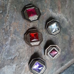 Vintage Italian metal buttons